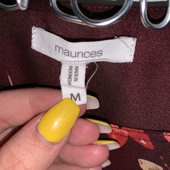 Burgundy blouse - Picture 4 of 4